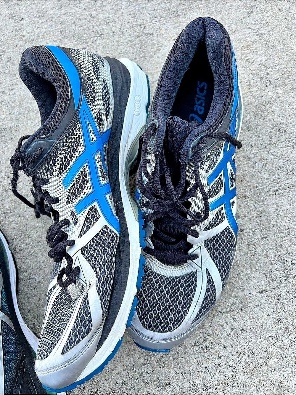 ASICS GT-1000 Athletic Shoes US 12 Gray Blue